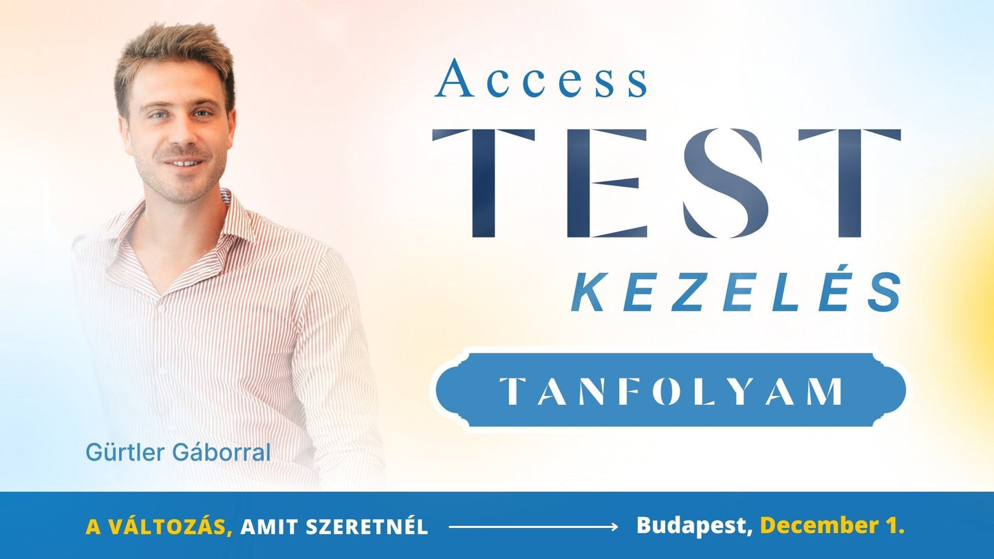 Access Testkezelés Tanfolyam (December 1.) - Folyamat