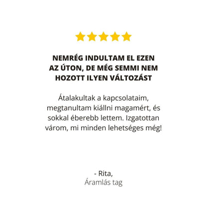 Áramlás Tagság - Folyamat