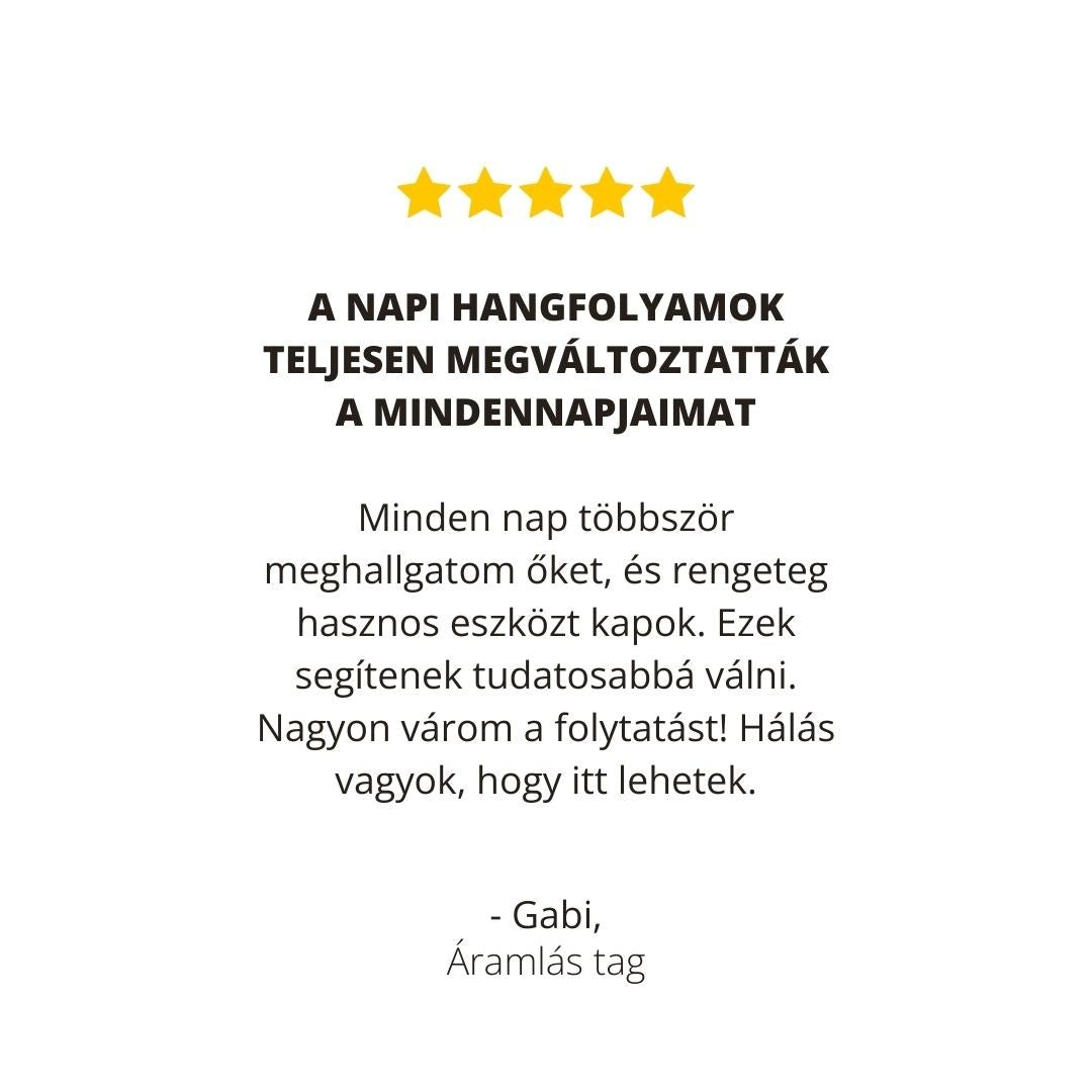 Áramlás Tagság - Folyamat