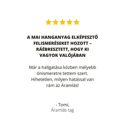 Áramlás Tagság - Folyamat