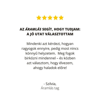 Áramlás Tagság - Folyamat