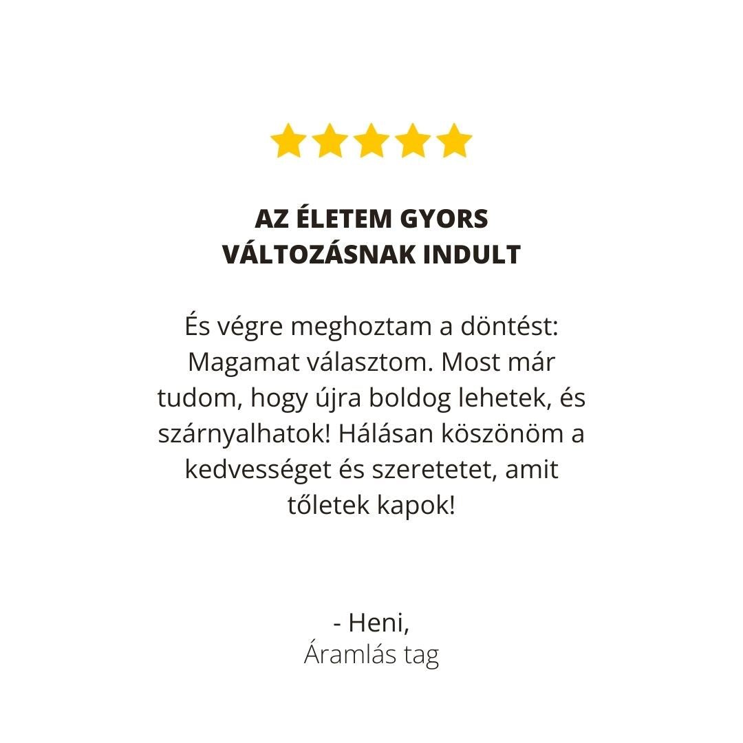 Áramlás Tagság - Folyamat