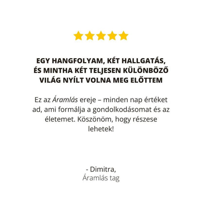 Áramlás Tagság - Folyamat